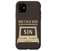 Don't Play with Sin - Retro Arcade Game Christian Gospel Case for iPhone 11