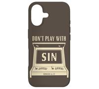 Don't Play with Sin - Retro Arcade Game Christian Gospel Case for iPhone 17