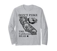 Don't Poke Bear California Republic State Park US Democracy Long Sleeve T-Shirt