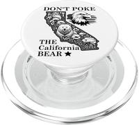 Don't Poke Bear California Republic State Park US Democracy PopSockets PopGrip for MagSafe