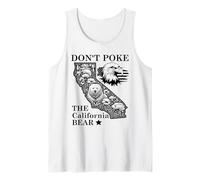 Don't Poke Bear California Republic State Park US Democracy Tank Top