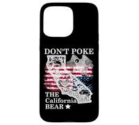 Don't Poke the California Bear Republic State Park US Resist Case for iPhone 15 Pro Max