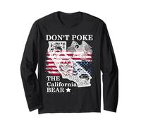 Don't Poke The California Bear Republic State Park US Resist Long Sleeve T-Shirt