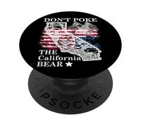 Don't Poke the California Bear Republic State Park US Resist PopSockets Adhesive PopGrip