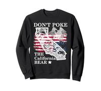 Don't Poke the California Bear Republic State Park US Resist Sweatshirt