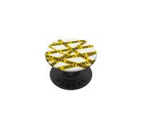 DON'T PREACH Yellow Caution Tape Keep Out Sarcastic Humor PopSockets Adhesive PopGrip