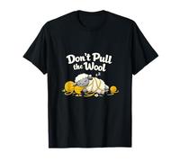 Don't Pull The Wool Country Farm Sheep Pun Graphic T-Shirt