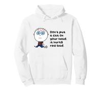 Don't Put A Cat On Your Head Funny Pullover Hoodie