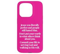 Don't Put Your Worth In What Others Think Matthew 5 48 Case for iPhone 15 Pro