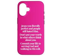 Don't Put Your Worth In What Others Think Matthew 5 48 Case for iPhone 16
