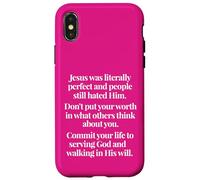 Don't Put Your Worth In What Others Think Matthew 5 48 Case for iPhone X/XS