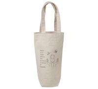 'Don't Quit Right Before The Miracle' Cotton Wine Bottle Gift/Travel Bag (BL00041183)