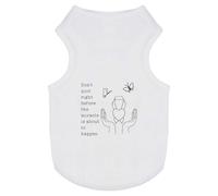 'Don't Quit Right Before The Miracle' Pet Dog/Cat T-Shirt (PT00152619)