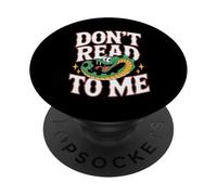 Don't Read To Me Antisocial Lazy Anti-Book |- PopSockets Adhesive PopGrip