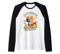 Don't Rush Me My Great Dane Comes First Funny Raglan Baseball Tee