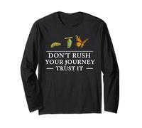 Don't Rush Your Process Journey Quote Minimal Long Sleeve T-Shirt