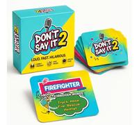 Don't Say It! Forbidden Word Guessing Party Game - 50 Fun Interactive Cards, Family Gathering Board Game, Travel Camping Icebreaker Gift