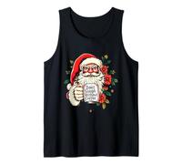 Don't Sleigh Without Coffee Addicted Santa Christmas Tank Top