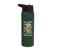 Don't Sorrow I AM JUST Possessed Occult Witchcraft Gothic Stainless Steel Insulated Water Bottle
