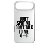 Don't Spot Me Don't Talk To Me Funny Gym Workout Sarcastic Case for iPhone Air