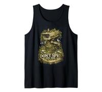 Don't Spy On Me Privacy Matters Funny Quote Surveillance Tank Top