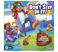 Don't Step in It! Preschool Game I Blindfolded Poop Party Game | Spinner with 8 Fun Animal Moves | Ages 4+| 1+ Players I Funny Kids Board Games