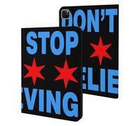 Don't Stop Believing Chicago Flag Compatible with iPad Protective Case