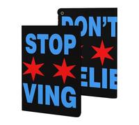 Don't Stop Believing Chicago Flag Compatible with iPad Protective Case