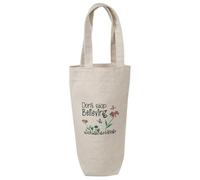 'Don't Stop Believing' Cotton Wine Bottle Gift/Travel Bag (BL00040818)