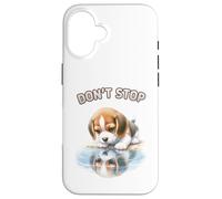 Don't stop retrieving, Cute golden dog Owner. Case for iPhone 16