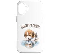 Don't stop retrieving, Cute golden dog Owner. Case for iPhone 16 Plus