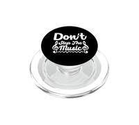Don't Stop The Music Retro for Music Lovers PopSockets PopGrip for MagSafe