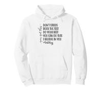 Don't Stress Rock The Test Student Exam Motivation Pullover Hoodie