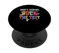 Don't Stress Rock The Test Teacher Exam Score Test Day PopSockets Adhesive PopGrip