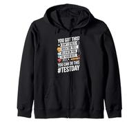 Don't Stress Standardized Exams Teacher Motivation Prep Zip Hoodie