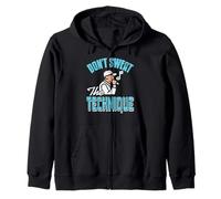 Don't Sweat the Technique Rap Lyric Mastery Zip Hoodie
