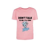 Don't Tal to Me I'll Cum Fun/Novelty Adult Humour Unisex T-Shirt for T-Shirt Night Fun (UK, Alpha, S, Regular, Regular, Pink)