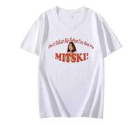 Don't Talk to Me Before L've Had My Mitski T Shirt Fashion Rock Singer Short Sleeve T-Shirt Cotton Tee Shirt Streetwear White S White