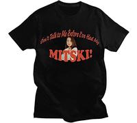 Don't Talk to Me Before L've Had My Mitski T Shirt Fashion Singer Short Sleeve T-Shirt 100% Cotton Tee Shirt Streetwear Black L
