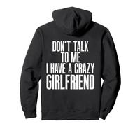 Don't Talk to Me I Have A Crazy Girlfriend Vintage Couple Pullover Hoodie
