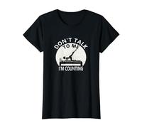 Don't Talk to me I'm Counting Funny Reformer Pilates Lover Value Graphic T-Shirt, Women, Black, L