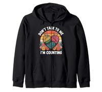 Don't Talk To Me I'm Counting Yarn Lovers Zip Hoodie