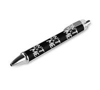 Don't Talk To Me Retractable Ballpoint Pens 0.5 Fine Point Smooth Writing Pen for Journal Home Office 1 PCS AS PIC 2