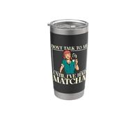 Don't Talk to Me Until I've Had Matcha Funny Matcha Drinkers Stainless Steel Insulated Tumbler