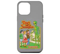 Don't Talk to Strangers Alien UFO Retro Funny Adult Humor Case for iPhone 12 Pro Max