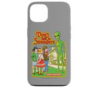 Don't Talk to Strangers Alien UFO Retro Funny Adult Humor Case for iPhone 13