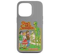 Don't Talk to Strangers Alien UFO Retro Funny Adult Humor Case for iPhone 13 Pro
