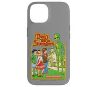 Don't Talk to Strangers Alien UFO Retro Funny Adult Humor Case for iPhone 14