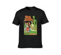 Don't Talk to Strangers Mens T-Shirt Black Graphic Unisex Tee Shirt L