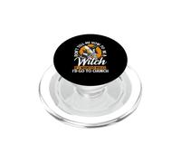 Don't Tell Me How To Be A Witch Halloween Cat Witchy Moon PopSockets PopGrip for MagSafe